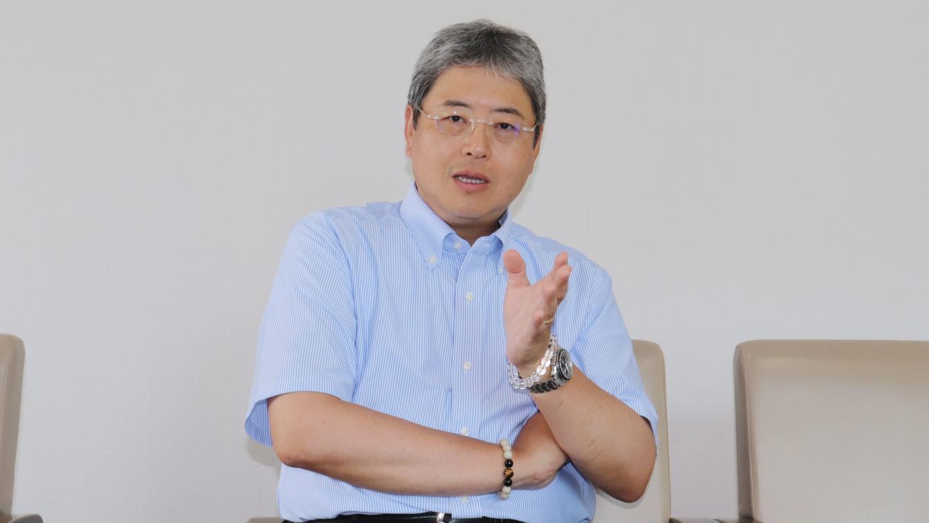 「政策検証の上で、未来描ける計画が 必要」と話す川口谷仁Kalm角山代表 取締役兼CEO