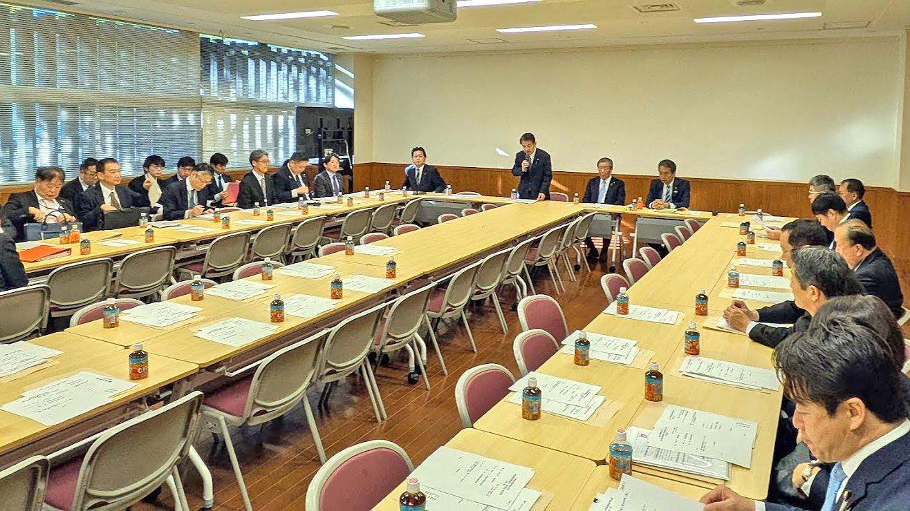 今年度補正予算を協議した21日の自民党農林合同会議