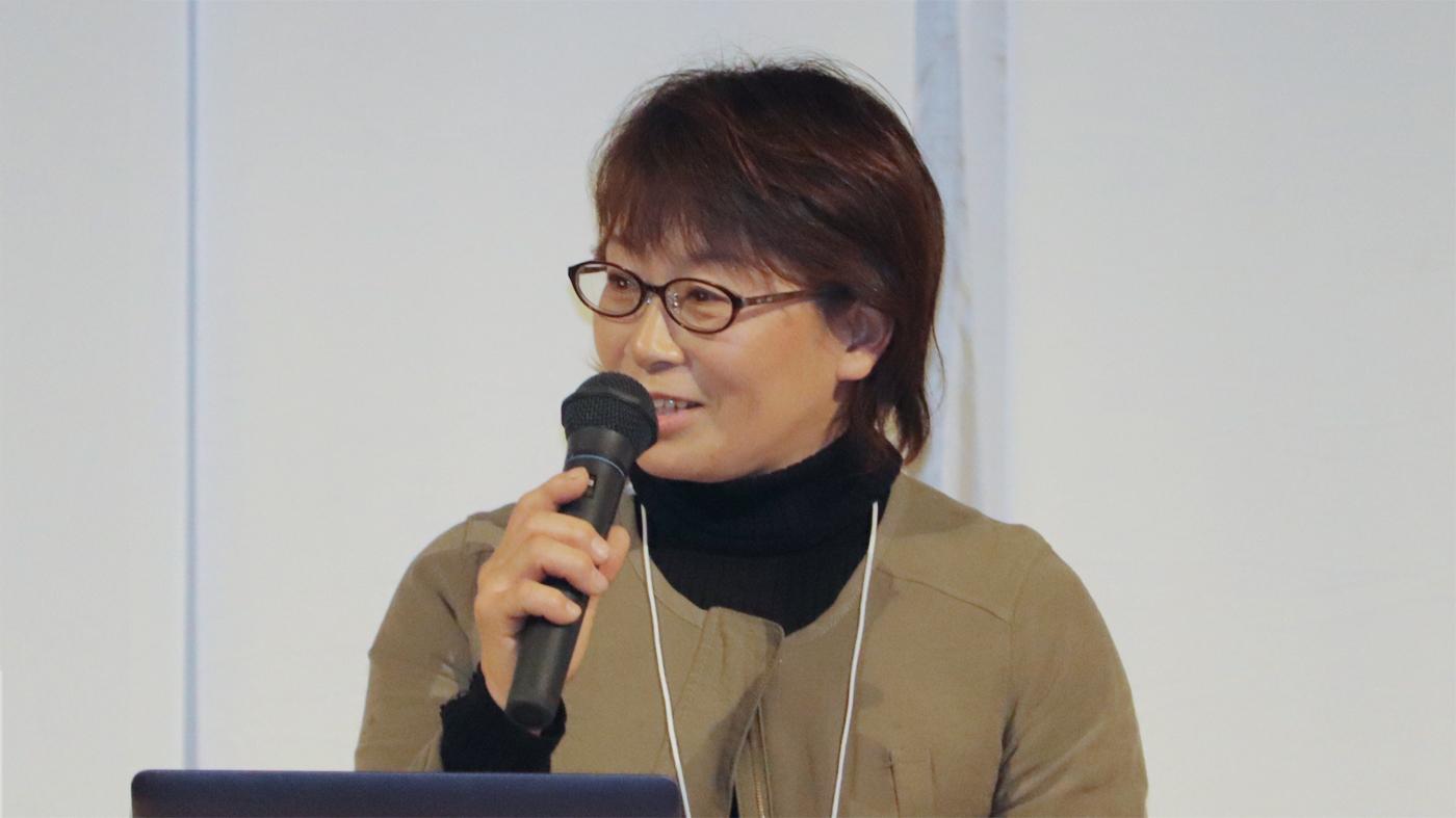 金曽千春さん（19年12月に開催の酪農女性サミットで撮影）